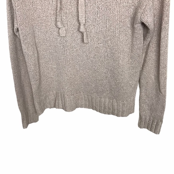 It's Our Time Beige Tan Knit Hoodie Sweater - Picture 4 of 9